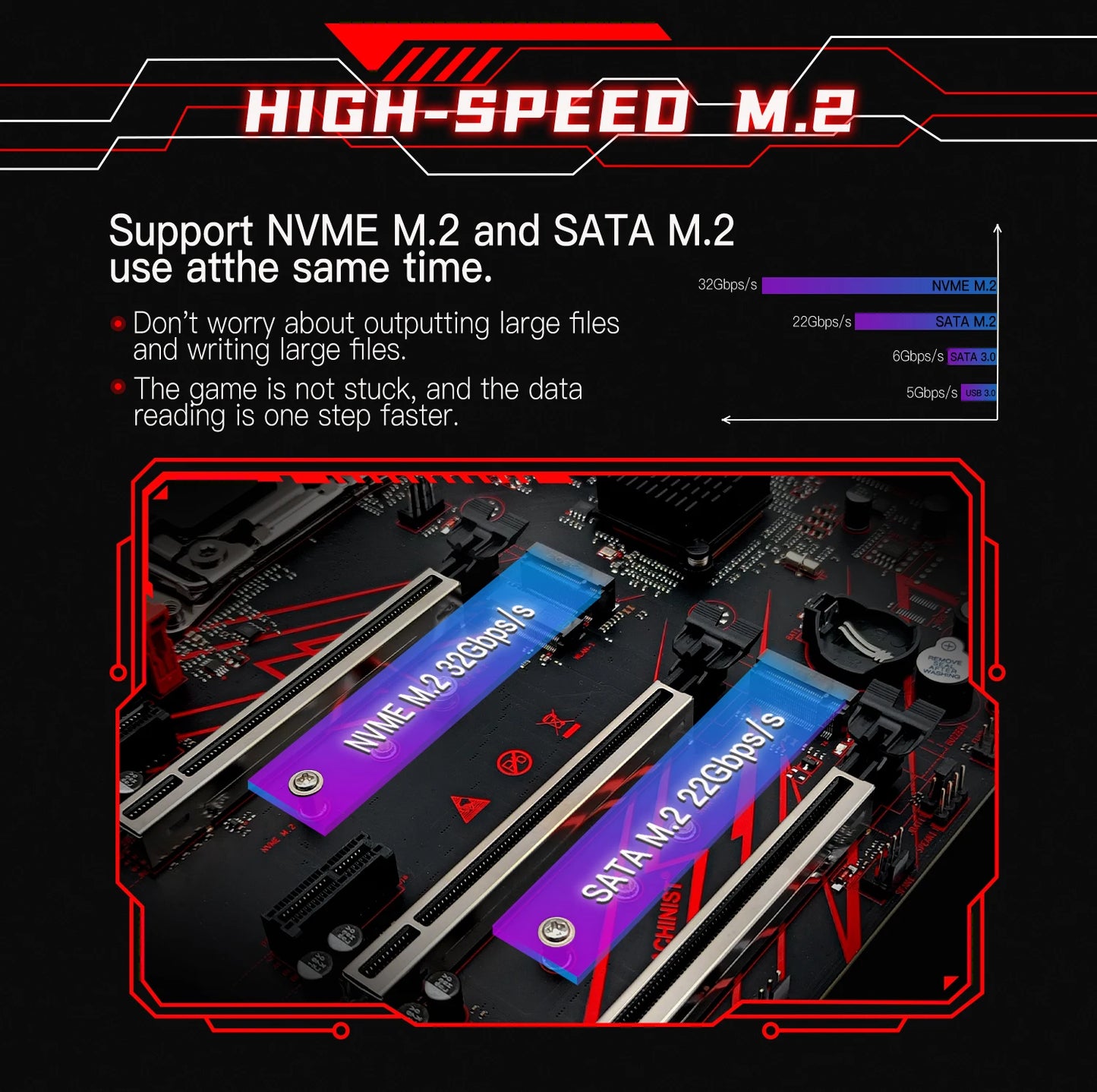 MACHINIST MR9D PLUS X99 Motherboard Support DDR4 Four channels Memory and LGA2011-3 Xeon E5 V3/V4 Processor x99/c612 Chip USB3.0