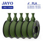 JAYO PLA Filament 1.75MM 5 Rolls/set 3D Printer Filament PLA For FDM 3D Printers Neatly Wound 3D Printing Filament Macaron Color