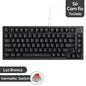 AJAZZ AK820 / AK820 Pro Free shipping for local shipments from Brazil Mechanical Keyboard 82 Keys Gamer Keyboard for Laptop PC