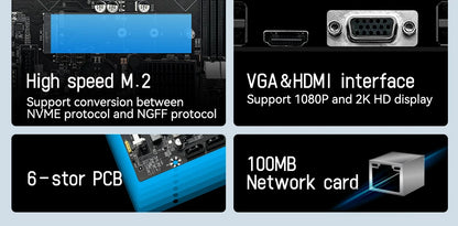 MACHINIST H61 Motherboard M.2 NVME PCIEx16 DVI Supports Dual-channel DDR3 RAM Intel Core 2/3 Gen CPU LGA1155 for Desktop PC