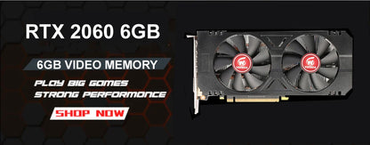VEINEDA  gtx 1060 6g  Graphics Cards 1506MHz 192Bit GDDR5 GTX1060  Video Card  Refurbished Cards 1050ti gtx960 4gb