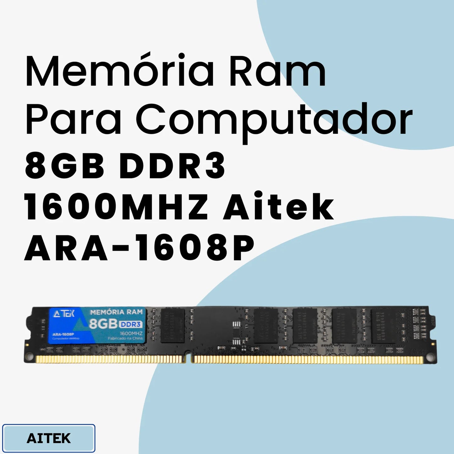 RAM Memory 8GB DDR3 1600MHz For PC Gamer Desktop Computer With High Speed And Stability For System Upgrade