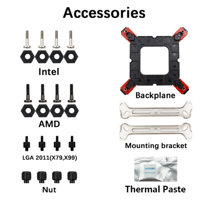 4 Heat Pipes CPU Cooler PWM 4PIN 120mm Fan Radiator for Intel LGA 1150 1151 1155 1200 1700 2011 AMD AM4 ARGB Refrigerador De