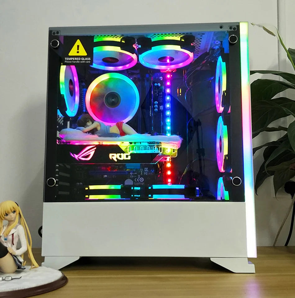 Wovibo 120mm Fan Ventilador Rgb Caso Ventiladores Argb Mudo Cooler Computador 6pin Refrigeração 12cm Ventilador