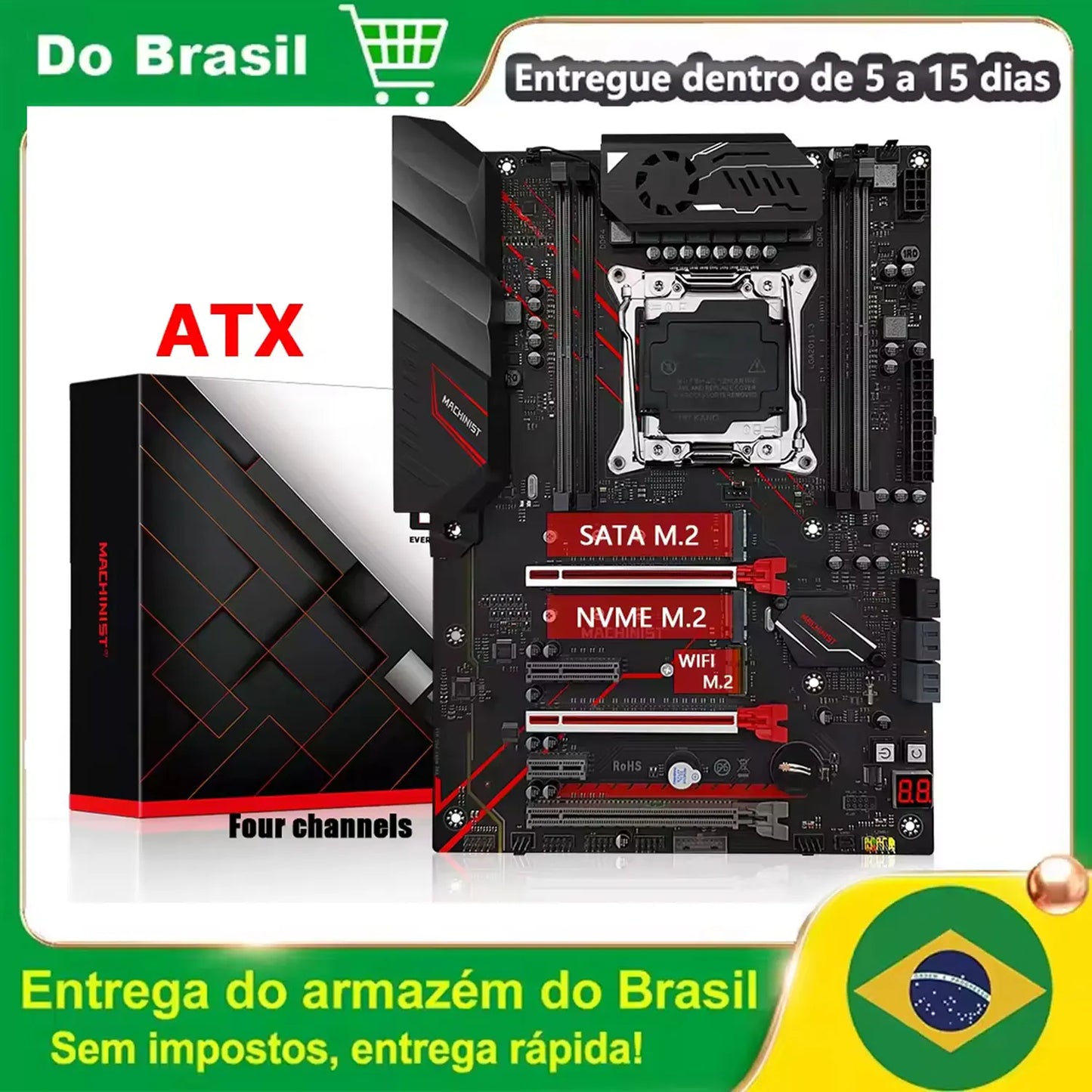 MACHINIST MR9A PRO MAX X99 motherboard LGA 2011-3 supports Xeon E5 2670 V3 2690 V4 series CPU processor DDR4 RAM memory NVME M.2