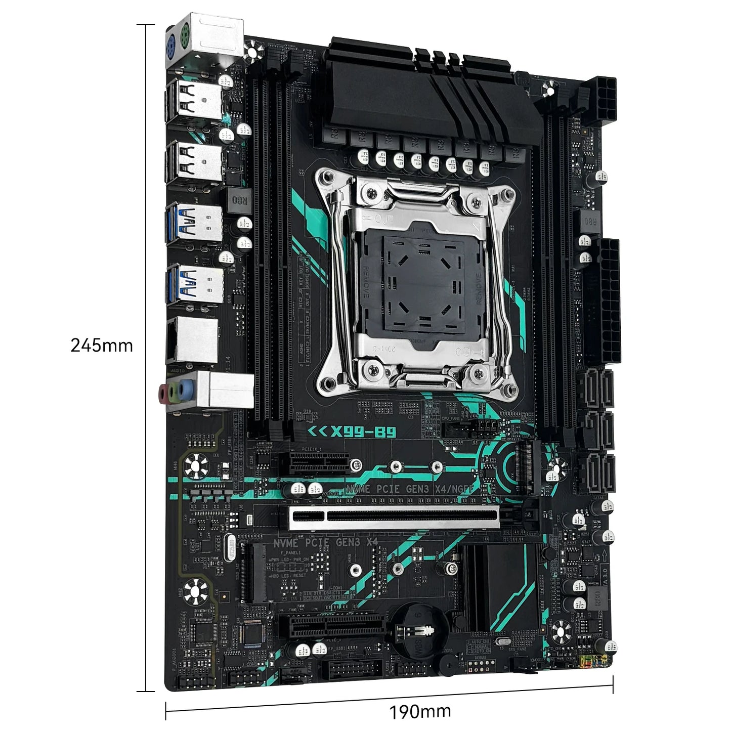 MACHINIST X99 B9 Motherboard LGA 2011-3 support Xeon E5 2660 2680 V4/v3 serie CPU Processor DDR4 RAM Memory NAME M.2 M-ATX