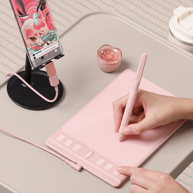 Multi-colored Graphics Tablets Huion Inspiroy 2 S/M/L Digital Tablet Professional Design Drawing Tablet Portable Signature Pad