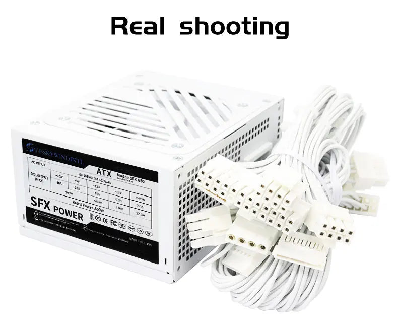 T.F.SKYWINDINTL 600W Mini ITX Solution/Micro ATX/SFX 600W Power Supply Full voltage 94V-264V SFX-T500 power Conversion rate 85%