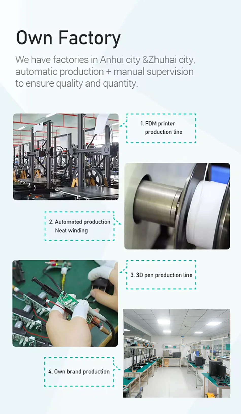 JAYO PLA Filament 1.75MM 5 Rolls/set 3D Printer Filament PLA For FDM 3D Printers Neatly Wound 3D Printing Filament Macaron Color