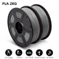 SUNLU Mix-Color 2Roll PLA/PLA Matte/Clear Filament 1.75mm 1kg Spool (2.2lbs) Neatly Wound Filament Fit Most FDM Printer
