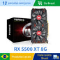 Veineda  Graphics Card  RX5500XT 8G Gaming  8GB 128Bit GDDR6 PCI-E 4.0×8 GPU Radeon rx5500xt 8gb pc game Video Card
