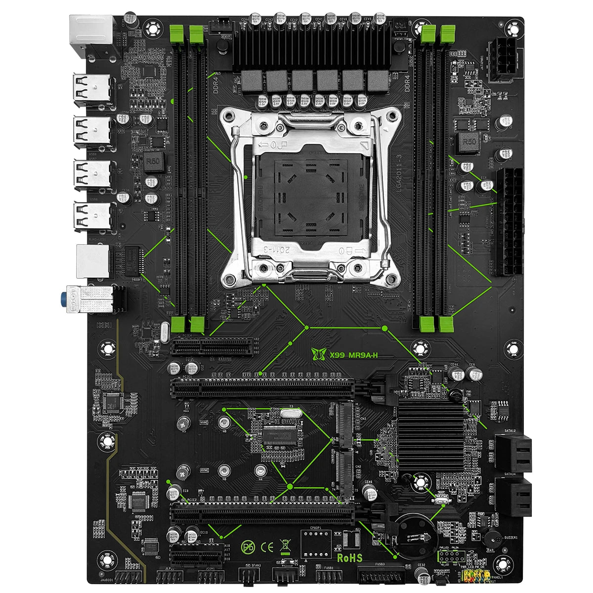 MACHINIST X99 MR9A-H motherboard supports Intel Xeon E5 2640 V3 2680 v4 LGA 2011-3 CPU and DDR4 RAM memory NVMe M.2