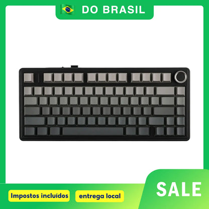 AULA F75 Wireless Mechanical Keyboard Hotswap Gasket Gaming Keyboard 75% Layout for PC for Laptop
