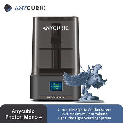 PRESALE ANYCUBIC Photon Mono 4 AE Vesion LCD 3D Printer with 7" 10K high-definition screen High-Speed  3D Printing 153×87×165mm