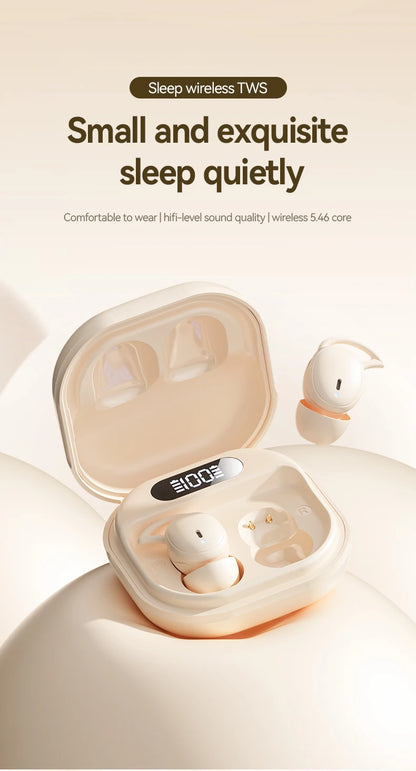 sem fio sono invisível fones de ouvido bluetooth5.4 jogos esporte alta fidelidade som estéreo música fones tws
