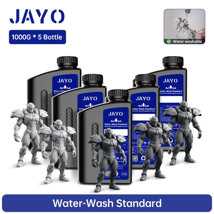 JAYO Water Washable Resin For 3D Printer 405nm UV Resin Water-Wash 3D Printer Resin For DLP LCD Printer 3D Printing Material