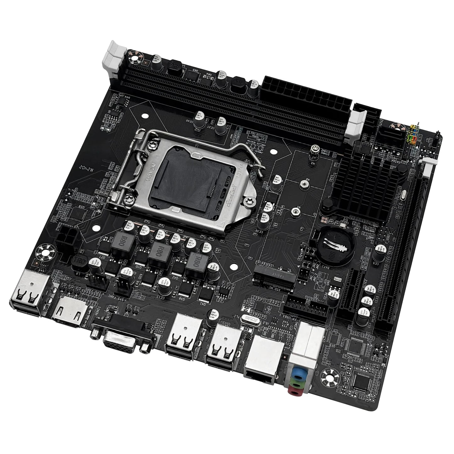 MACHINIST H61 Motherboard M.2 NVME PCIEx16 DVI Supports Dual-channel DDR3 RAM Intel Core 2/3 Gen CPU LGA1155 for Desktop PC