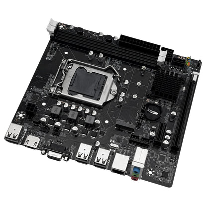 MACHINIST H61 Motherboard M.2 NVME PCIEx16 DVI Supports Dual-channel DDR3 RAM Intel Core 2/3 Gen CPU LGA1155 for Desktop PC