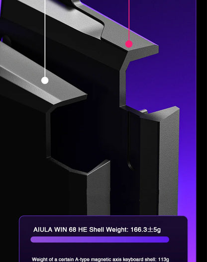 AULA WIN60 Magnetic Switch Keyboard Rapid Trigger 8K Return RGB Hotswap 60% Custom Gaming Keyboard
