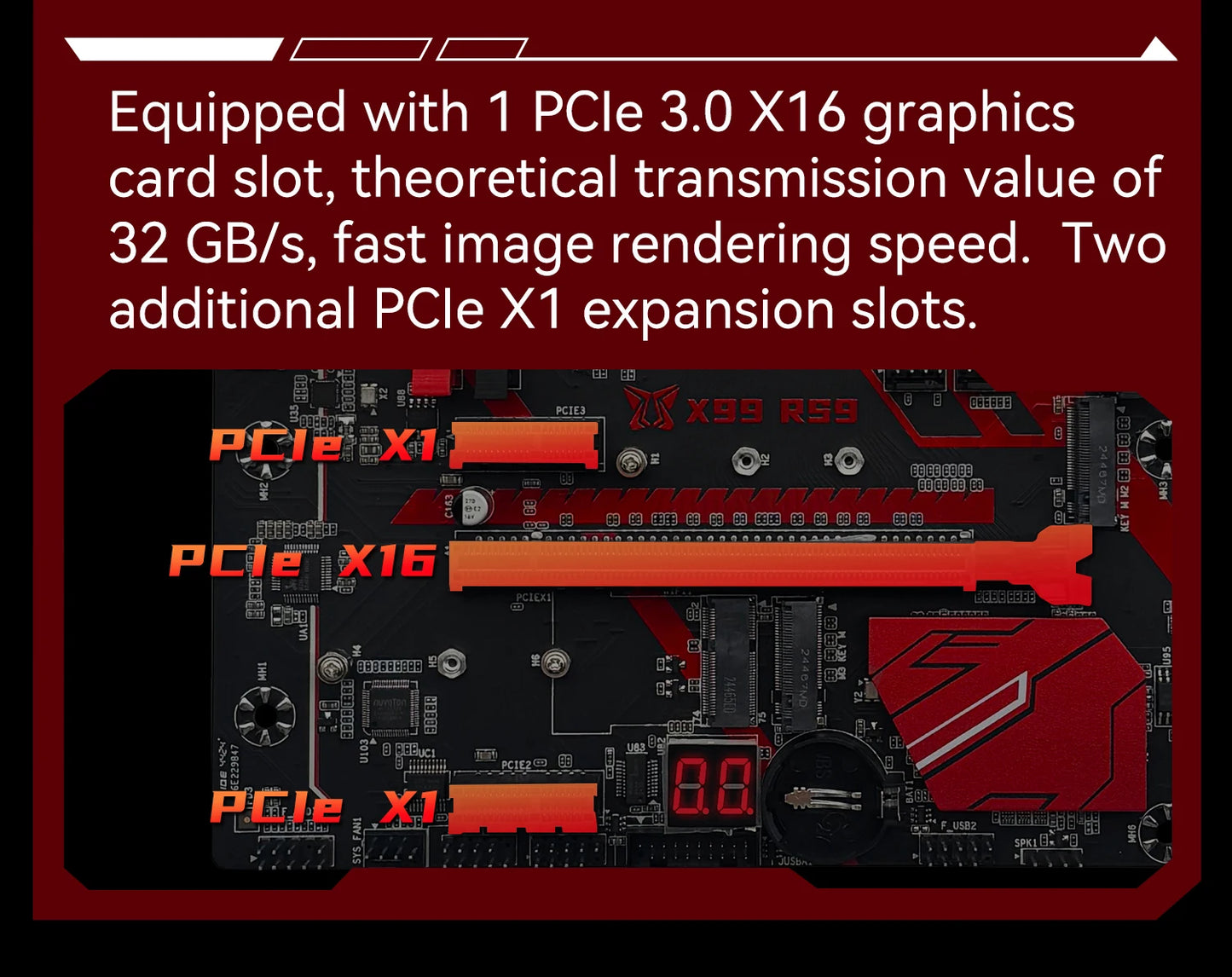 MACHINIST X99 RS9 Motherboard Support Xeon E5 V3/V4 LGA 2011-3 CPU And DDR4 RAM Four channel and NVME M.2 Slot USB3.0