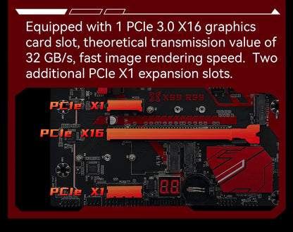 MACHINIST X99 RS9 Motherboard Support Xeon E5 V3/V4 LGA 2011-3 CPU And DDR4 RAM Four channel and NVME M.2 Slot USB3.0