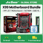 JIESHUO X99-JS11 Motherboard Set with Intel Xeon E5 2682 V4 CPU & Four-channel DDR4 16G  2133MHz RAM for Gaming Computer