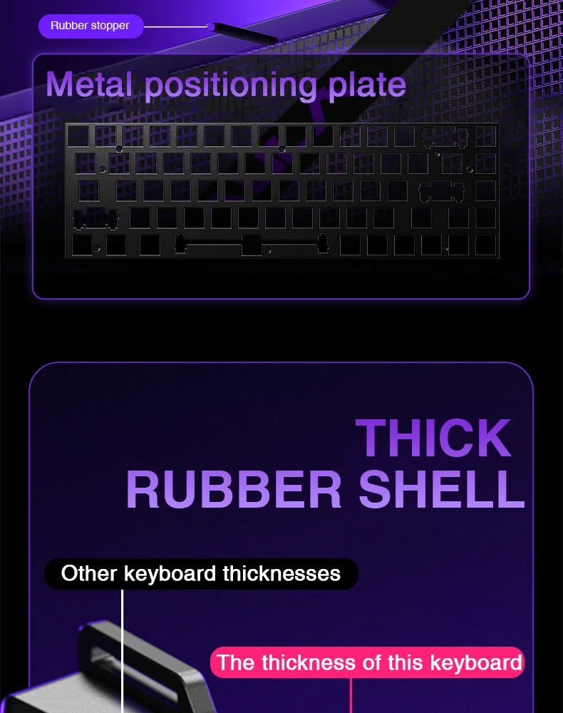 AULA WIN60 Magnetic Switch Keyboard Rapid Trigger 8K Return RGB Hotswap 60% Custom Gaming Keyboard
