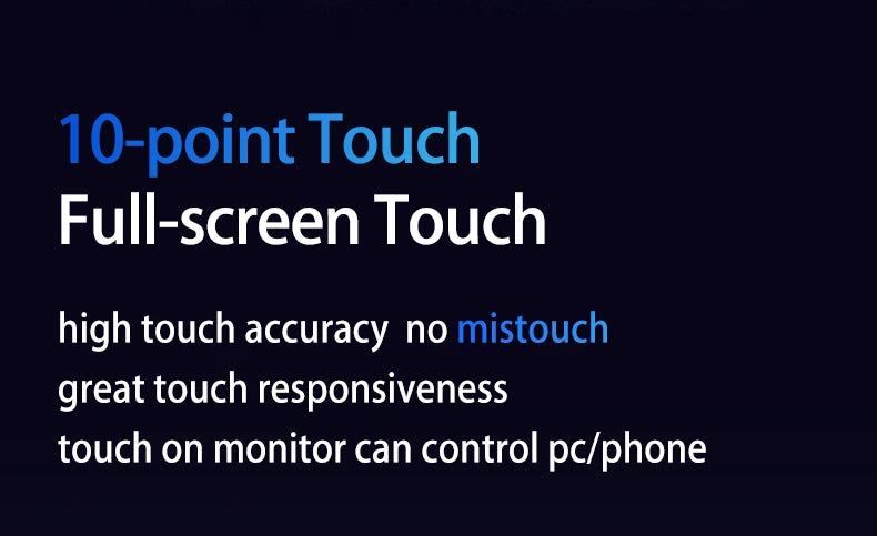 VCHANCE 14 Inch Portable Monitor 1920x1200p FHD Touchscreen HDMI-compatible Travel Display for Laptop Phone Xbox Switch PS4/5