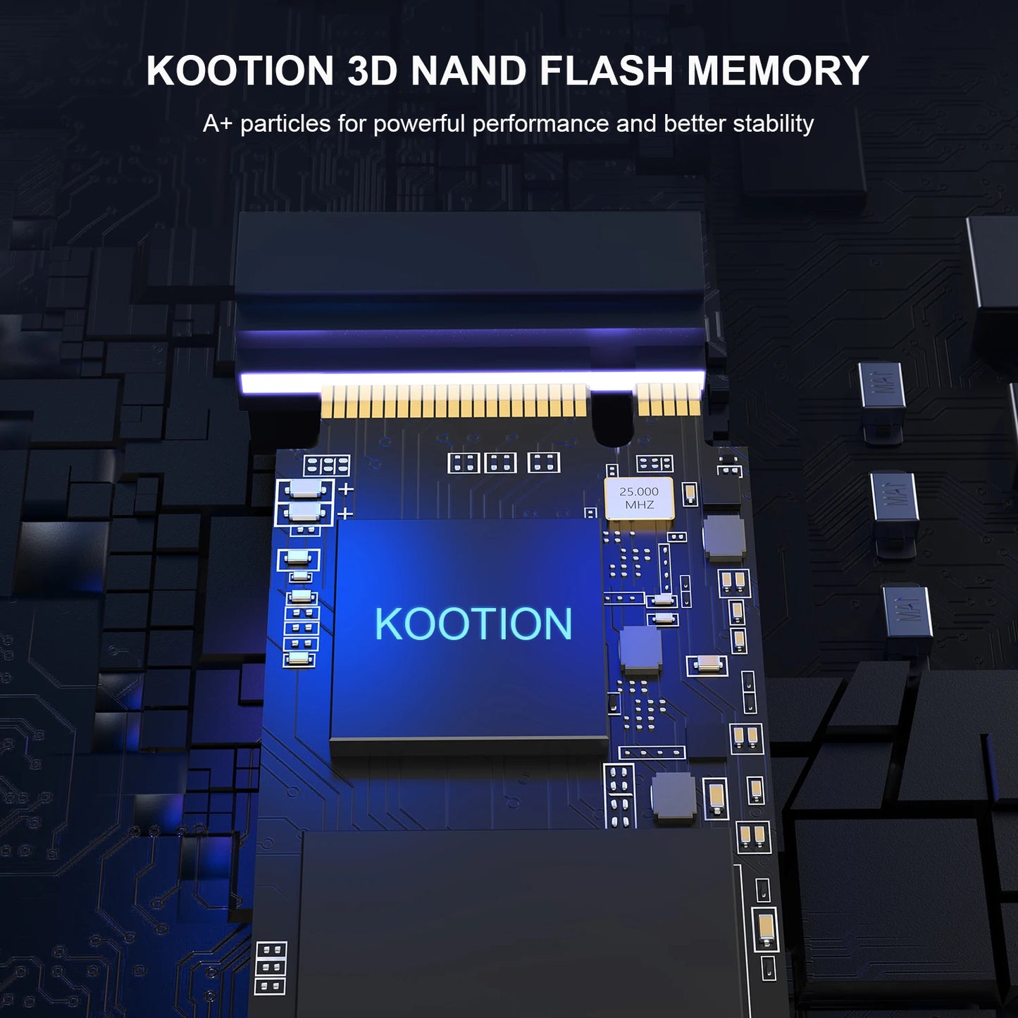 KOOTION X16 SSD Nvme M2 512GB 1TB 2TB Gen4 Nvme SSD Hard Disk M.2 2280 PCIe 4.0x4 Internal Solid State Drive for Laptop Desktop