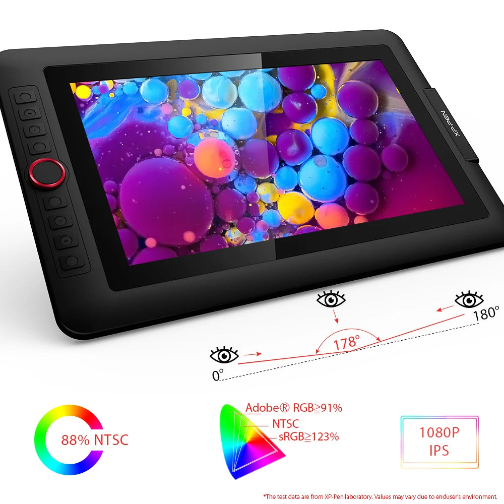 XPPen Artist 13.3 Pro V2 Graphics Tablet Drawing Monitor 13.3" Pen Display Animation Art Design Battery-free Stylus 16K Levels