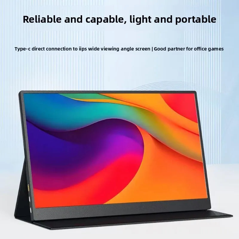 15.6" FHD IPS Portable Touch Monitor, USB-C Plug & Play Second Screen for Laptop/Mobile/Switch/PS5/Xbox, for Gaming & Office
