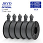 JAYO PLA Filament 1.75MM 5 Rolls/set 3D Printer Filament PLA For FDM 3D Printers Neatly Wound 3D Printing Filament Macaron Color