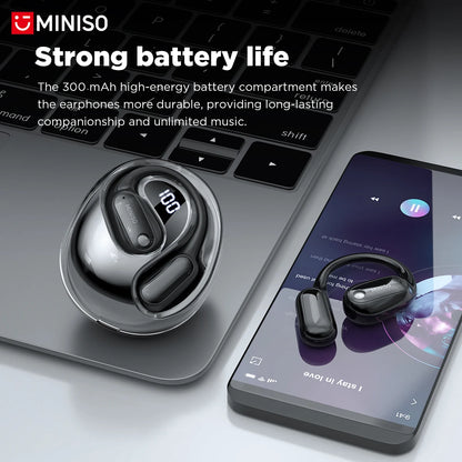 Translator MINISO MS190 New OWS Wireless Headphones Sport Waterproof Headsets  Intelligent Bluetooth Translation Earbuds