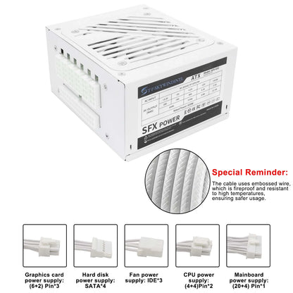 T.F.SKYWINDINTL 600W Mini ITX Solution/Micro ATX/SFX 600W Power Supply Full voltage 94V-264V SFX-T500 power Conversion rate 85%
