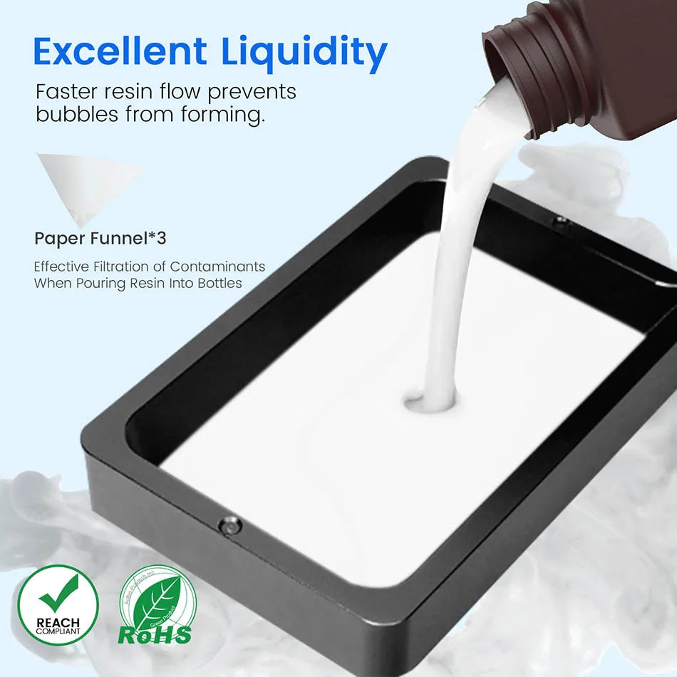 JAYO Water Washable Resin For 3D Printer 405nm UV Resin Water-Wash 3D Printer Resin For DLP LCD Printer 3D Printing Material