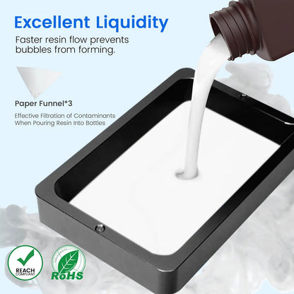 JAYO Water Washable Resin For 3D Printer 405nm UV Resin Water-Wash 3D Printer Resin For DLP LCD Printer 3D Printing Material