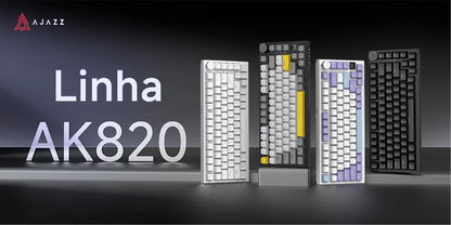 AJAZZ AK820 / AK820 Pro Free shipping for local shipments from Brazil Mechanical Keyboard 82 Keys Gamer Keyboard for Laptop PC