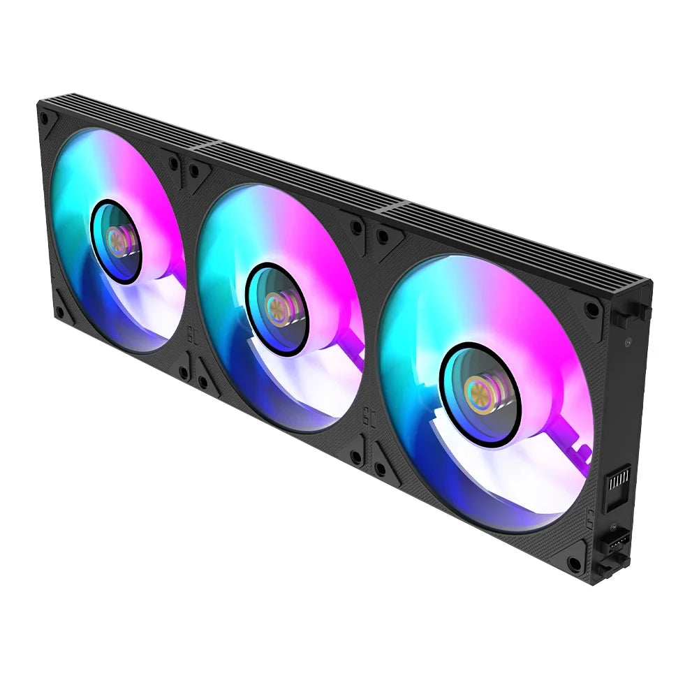 Wovibo Wireless Splicing 120mm Uni Fan Cabless Cooling Fans Cooler PWM 4PIN 5V ARGB RGB PC Computer Case Fans 12cm
