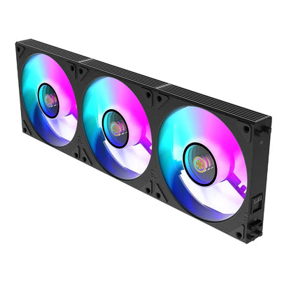Wovibo Wireless Splicing 120mm Uni Fan Cabless Cooling Fans Cooler PWM 4PIN 5V ARGB RGB PC Computer Case Fans 12cm