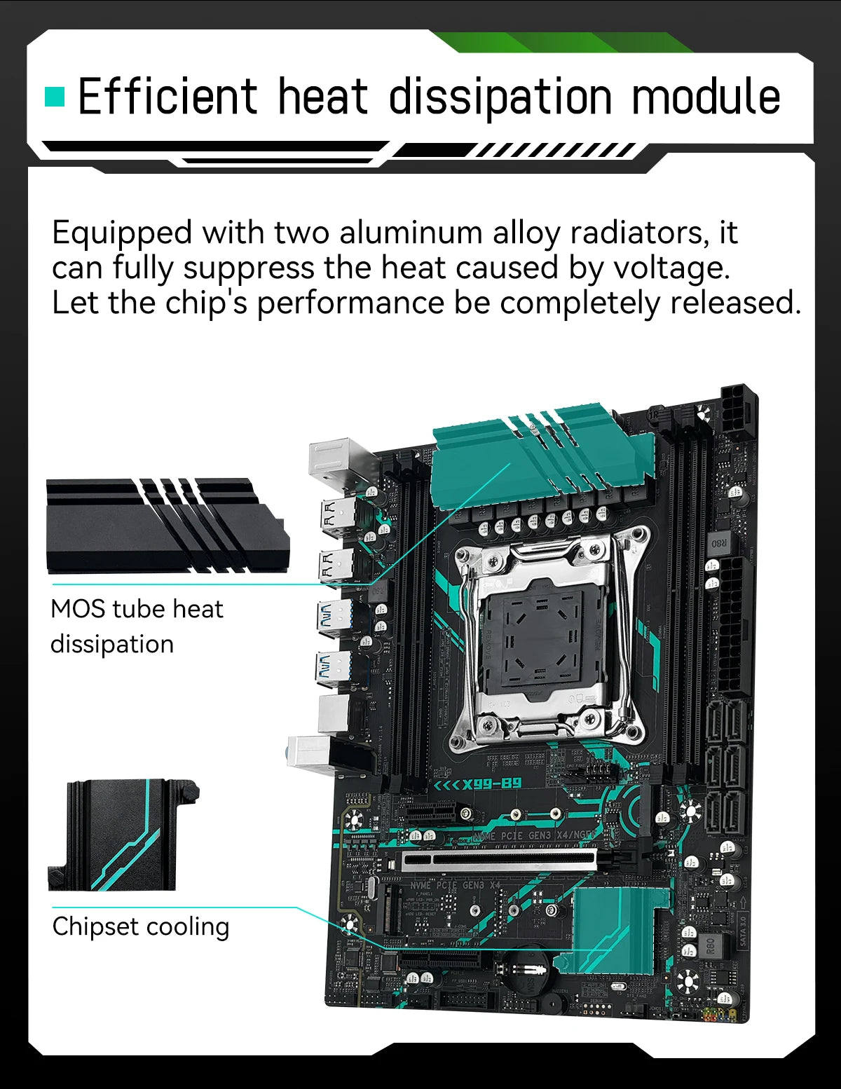 MACHINIST X99 B9 Motherboard LGA 2011-3 support Xeon E5 2660 2680 V4/v3 serie CPU Processor DDR4 RAM Memory NAME M.2 M-ATX