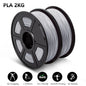 SUNLU Mix-Color 2Roll PLA/PLA Matte/Clear Filament 1.75mm 1kg Spool (2.2lbs) Neatly Wound Filament Fit Most FDM Printer